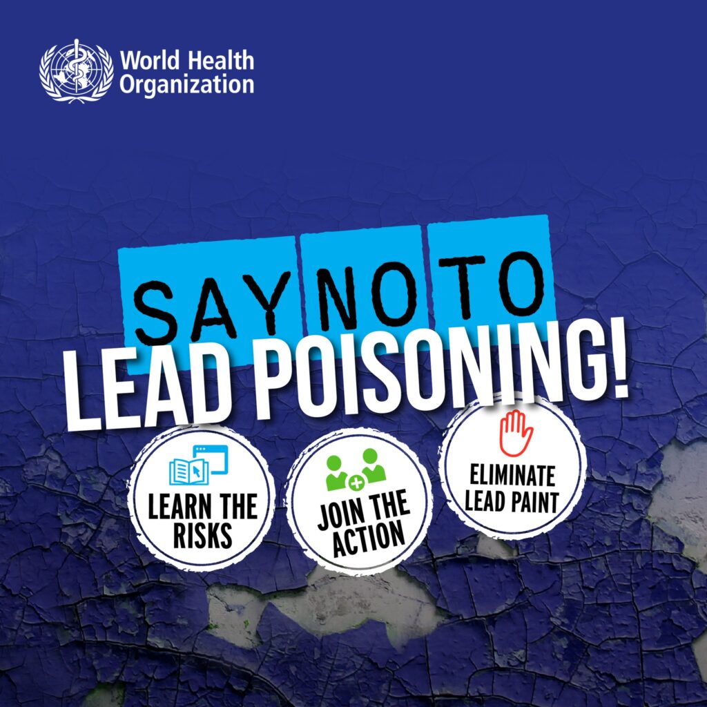 say no to lead poisoning